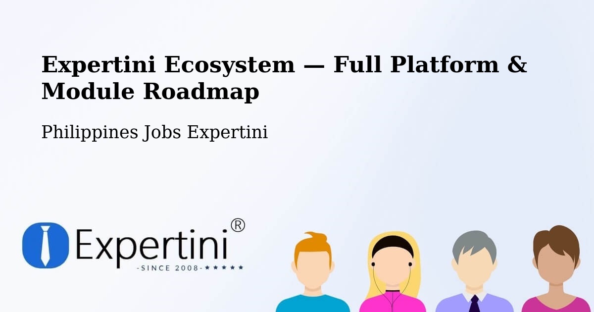 Expertini Ecosystem — Full Platform & Module Roadmap – Klinan