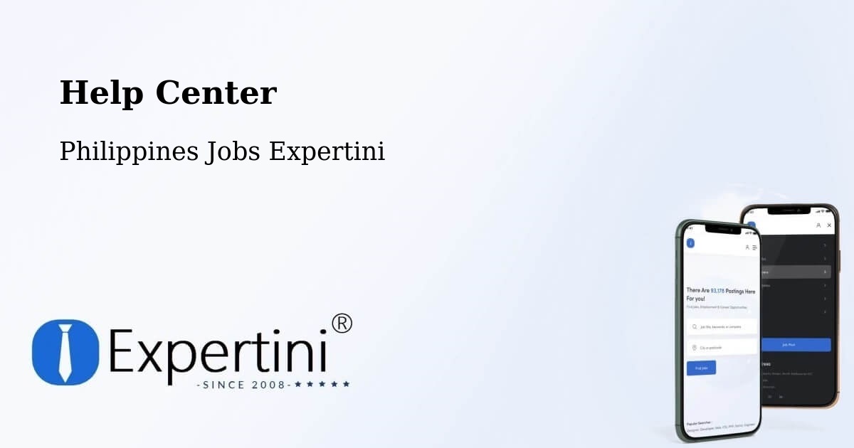 Help Center – Klinan - Philippines Jobs Expertini
