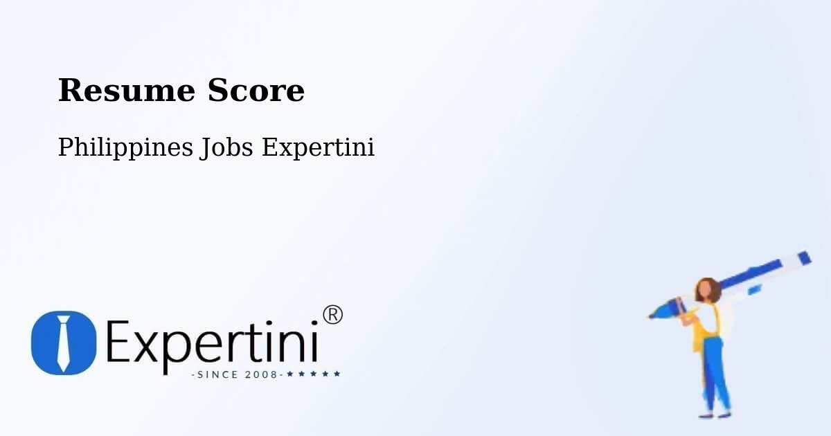 Resume Score & Job Description Match Tool – Klinan - Philippines Jobs Expertini