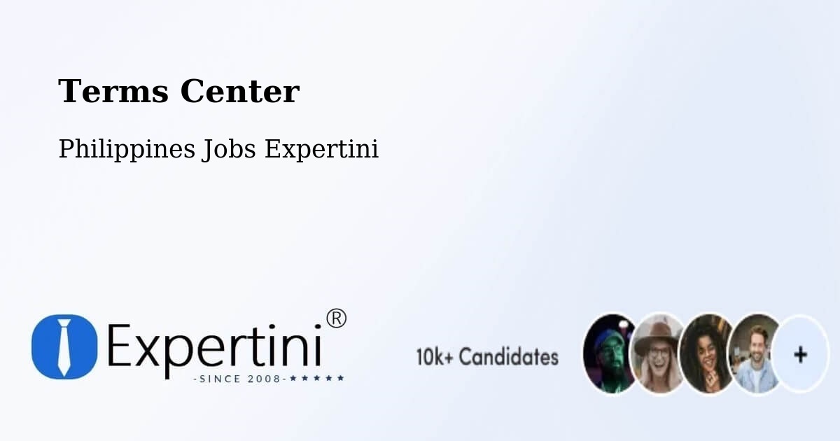 Terms of Service – Klinan - Philippines Jobs Expertini